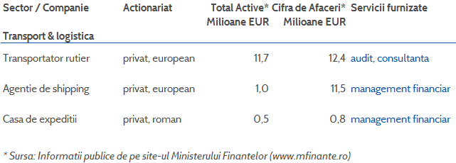 Proiecte KM Partners in transporturi si logistica